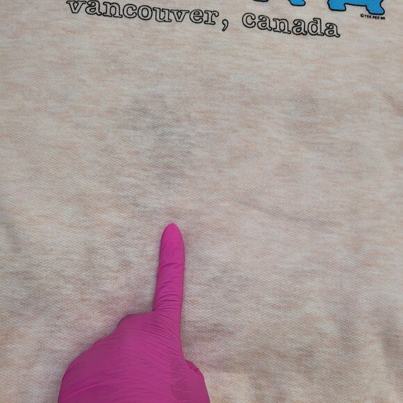 Vintage 1988 Yorkie Dog Sweatshirt Womens XL 23x26 Heathered - Picture 11 of 14